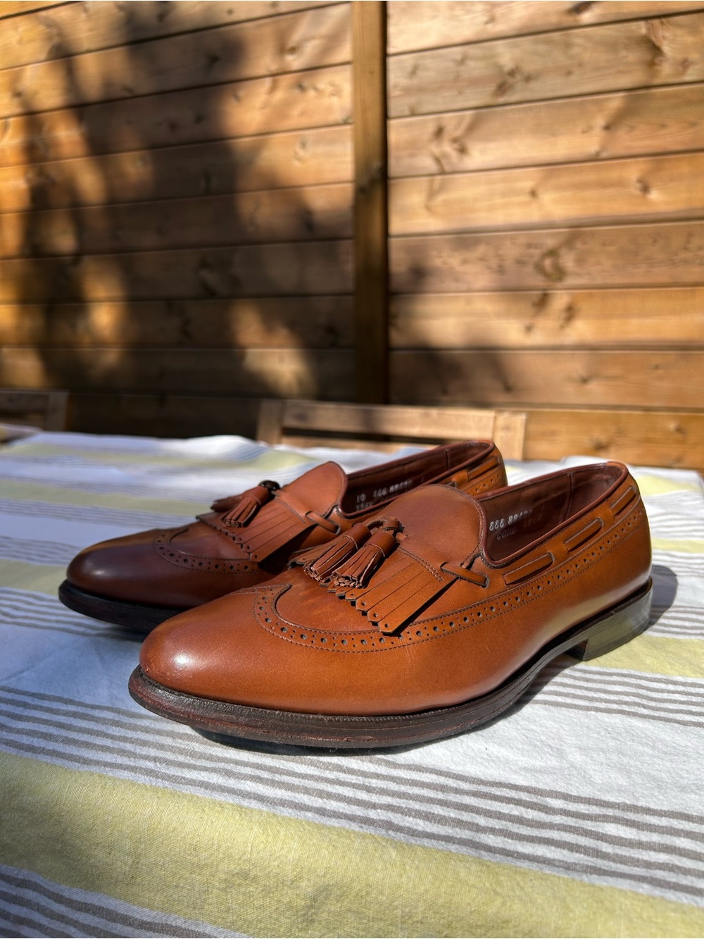 Allen Edmonds men’s ‘Mansfield’ 10 EEE wide dress loafers